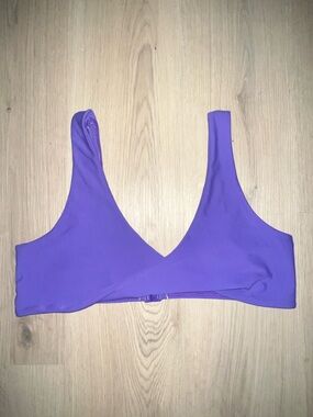 Collusion Purple Twist Front Bikini Top Size 10 | Trendy Swimwear